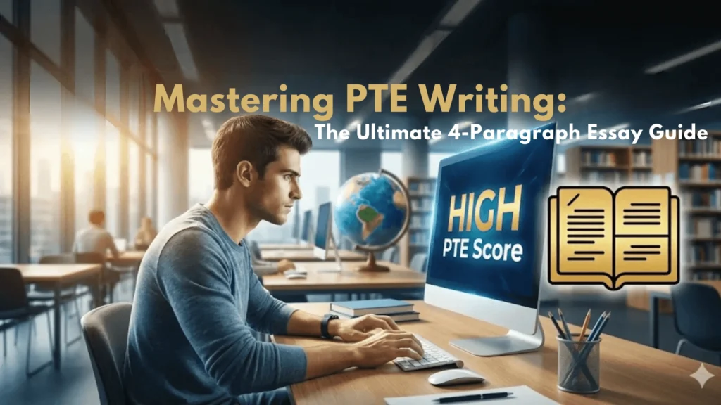 PTE writing 4 paragraph essay guide